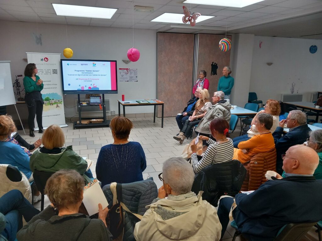 réunion présentation programme Habiter Demain